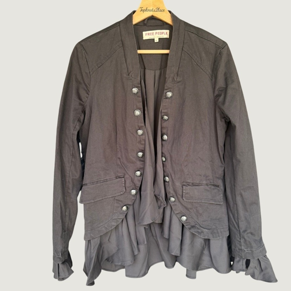 Free People Romance Ruffle Jacket - Picture 6 of 10